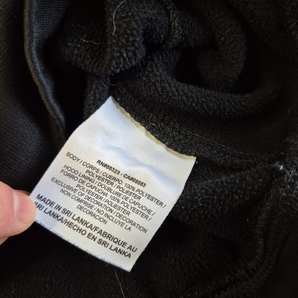 Nike Black Hoodie with Gray Print 2718/1047 - Picture 6 of 8